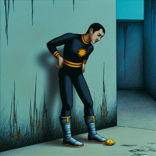 Shīlián Scars: Chen leans against a dripping concrete wall, head bowed. His neural lace glows a strained amber at the temples. Ghostly afterimages flicker around him—translucent Tang dynasty merchants haggling, neon-drenched avatars glitching. At his feet, the newly stabilized Jingtǐ shard pulses soft gold, but tendrils of oily darkness (Shīlián residue) cling to his boots like tar.