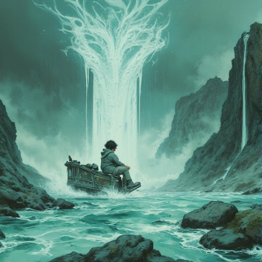 Beijing's skyline transformed: Smog towers bloom with colossal chalk drawings of Jian's face. Below, former Memory Hunters feed pigeons, their chrome uniforms now moss-covered and singing. A child rides a ghost-train through Mei's glacier waterfall.
